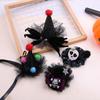 Halloween Pumpkin & Witch Hat Hair Clips for Kids - Skeleton Pipe Cleaners & DIY Headband Accessories