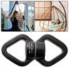 Swing Swivel Aluminum Alloy 30KN Swing Universal Rotating Ring Aerial Yoga Hammock Rotating Connector Outdoor Rock Climbing Bearing Swivel Hook