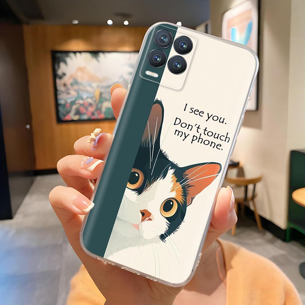 Shockproof Cover For Realme 8 Case Animal Painted Soft TPU Silicone Back Cover For Realme 8 Pro 8i Realme8 4G RMX3085 Phone Case