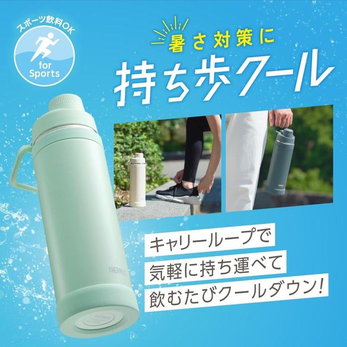 Термос-бутылка для спорта Thermos 1.5 л, матовый черный, FJU-1501 MTBK