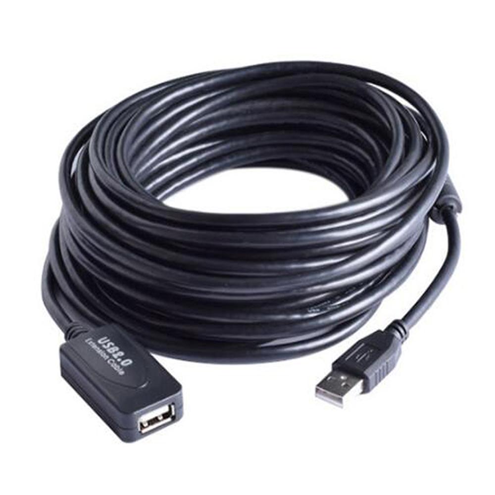 3M 5M 10M 15M 20M 25M 30M USB 2.0 Удлинительный кабель Папа-Мама Активный повторитель Удлинитель для беспроводной сетевой карты USB-адаптер Кабель