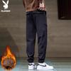 PLAYBOY Men's Fleece Lined Jogger Cargo Pants