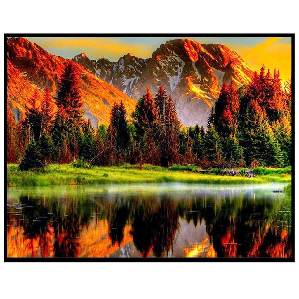 5D алмазная живопись «сделай сам», пейзажная архитектура, полный бриллиант, ручная работа, алмазная вышивка, мозаика, украшение для дома, подарок