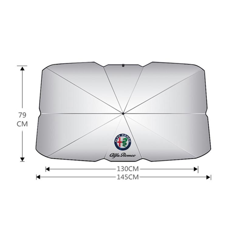 DCBLH1 Automobile Windshield Sunshade Upgraded Sun Umbrella For Alfa Romeo giulia stelvio giulietta 159 147 156 166 Car Accessories
