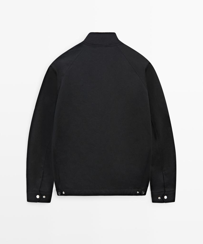 Massimo Dutti Corduroy Detail Bomber Jacket