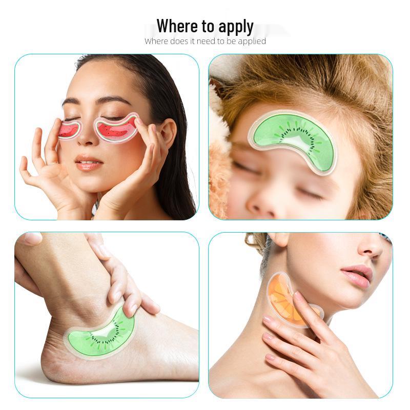 Gel Fruit Eye Patch - Cooling & Warming Compress for Double Eyelid Relief