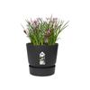ELHO Pot De Fleurs Rond Greenville 40 - Extérieur - Ø 39 X H 36,8 Cm - Vivre Noir