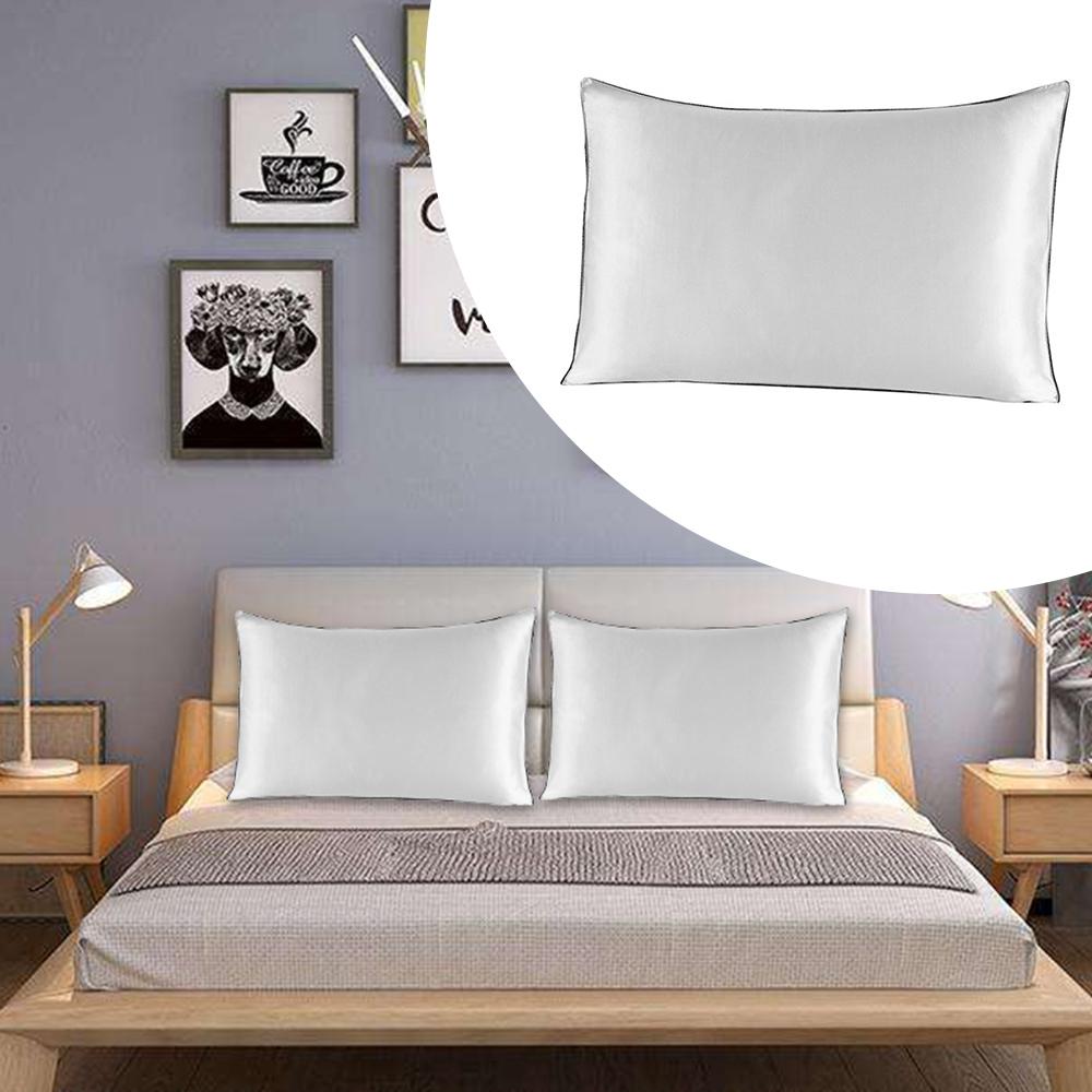 Горячая Распродажа Наволочка Шелковая Подушка Чехол Шелковистая Атласная Наволочка Для Волос Красота Удобная Дышащая Наволочка Домашний Декор