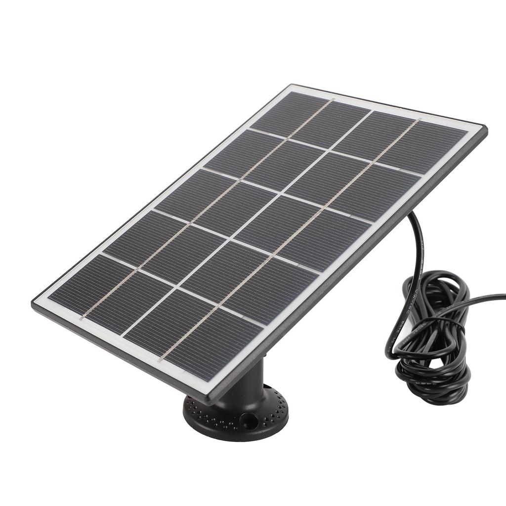 Security Camera Solar Panel Charger Wall Mounted 3W 5V Monocrystalline Solar Panel for Video