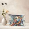 Durable Craft Supply Case Canvas Storage Bag, with Smooth Zipper, Large Capacity Portable Waterproof Makeup Organizer Pouch, Toiletry for Stationery