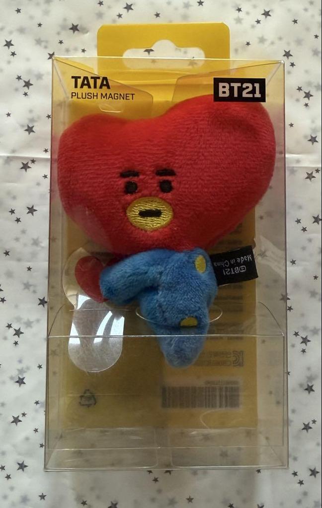 [Б/У] BT21 TATA брелок-подушка и другой набор из 10 штук BTS V