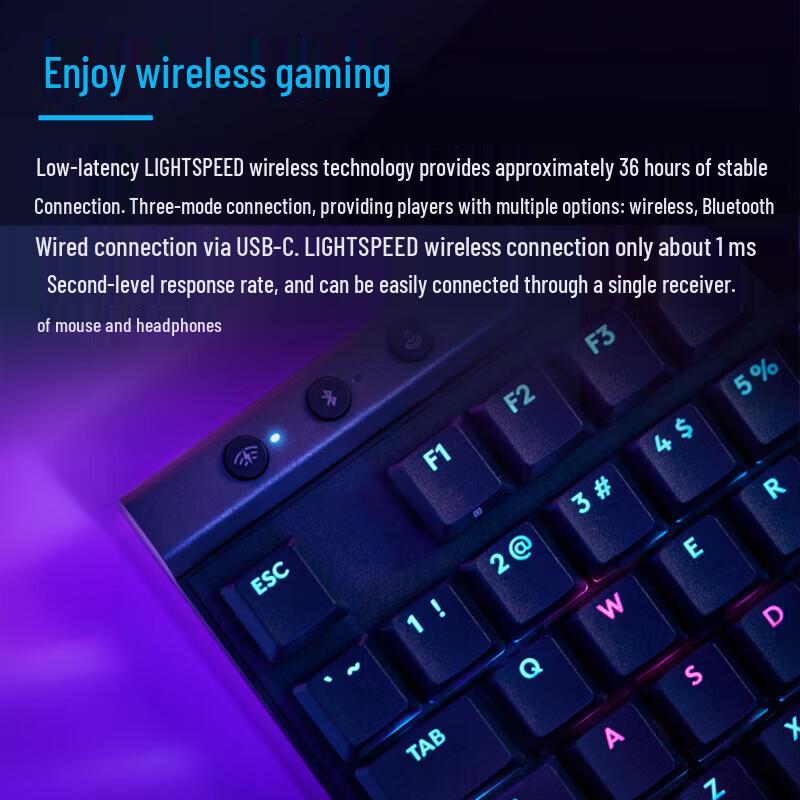 Беспроводная механическая игровая клавиатура Logitech G G515 TKL