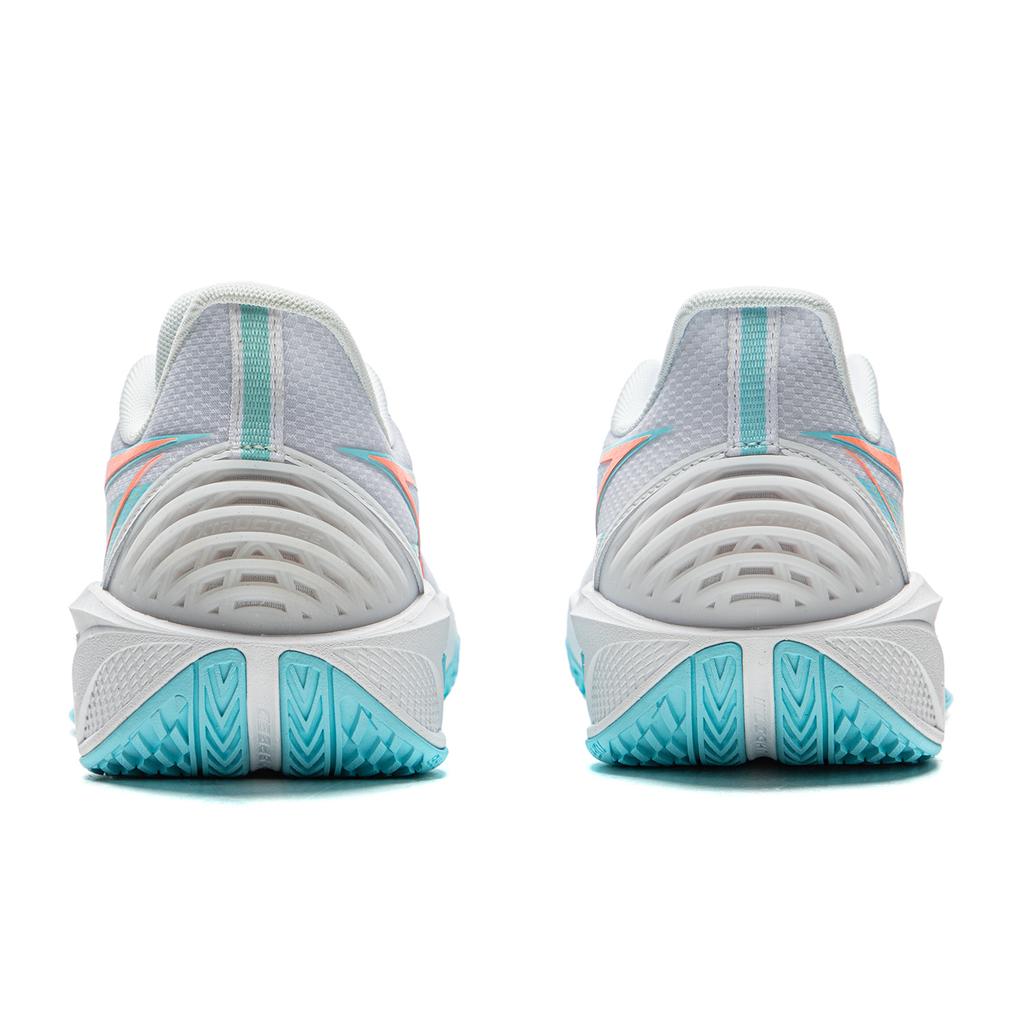 Li Ning Light Speed 4 Амортизирующие Скользкие Устойчивые к истиранию Упругие Низкие Баскетбольные кроссовки Мужские Белый Синий ABPW011-1