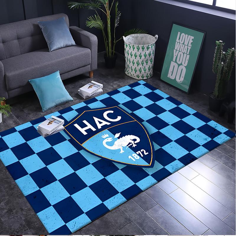 1PC rug Le Havre Crest Heritage Carpet, Chair Rug,Area Rug for Office Bedroom living rooms bedroom, Doormat decor Christmas fan gifts