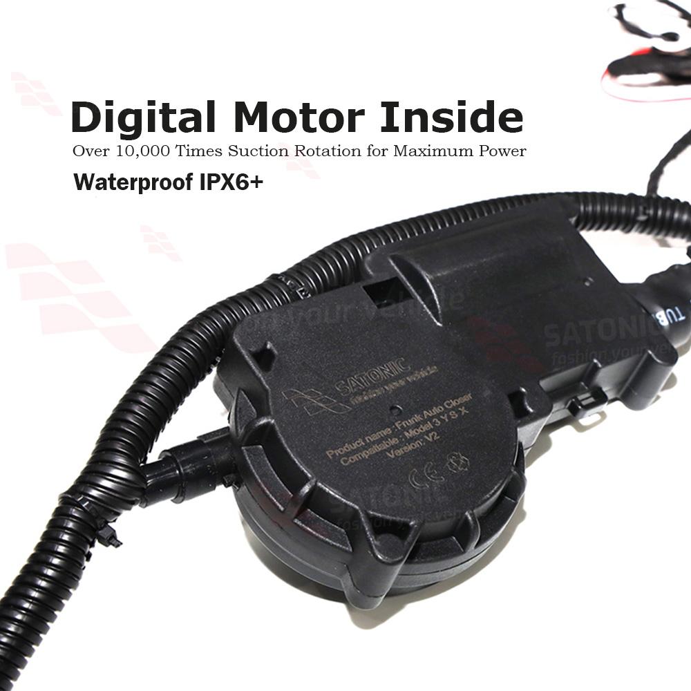 SATONIC V2 Auto Frunk Suction For Tesla New Model Y Juniper Model 3 – Smart Automatic Closing
