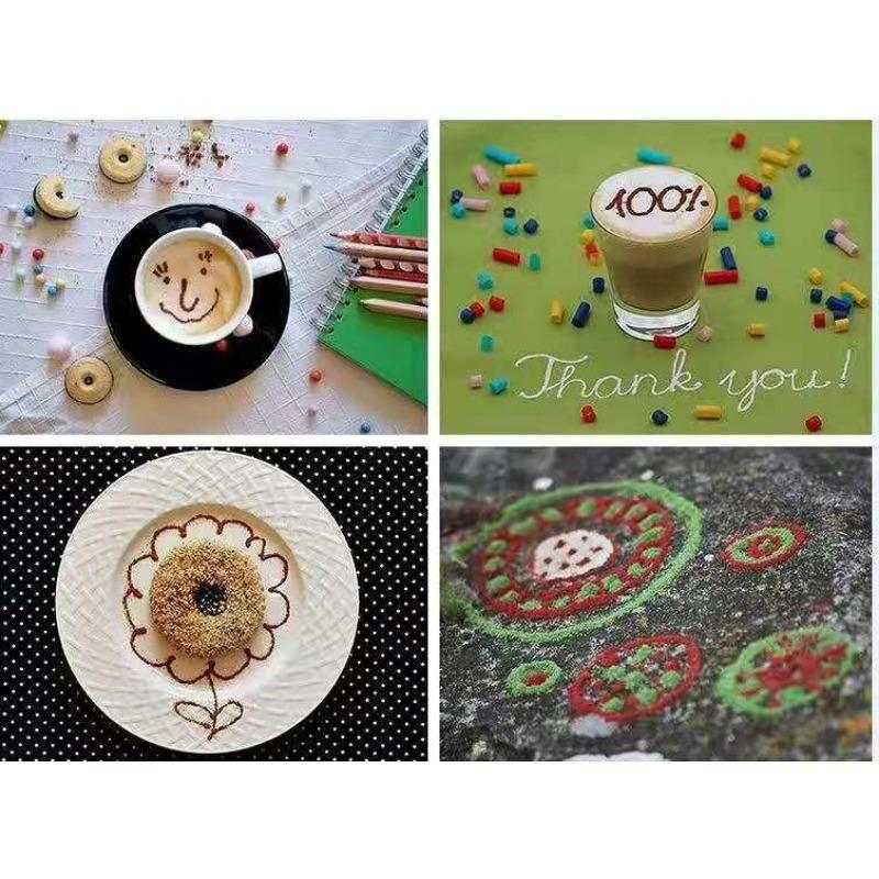 Художественный набор кофейных ручек для дома, декора кухни, резьба по птице/ручка для латте-арта в подарочной коробке