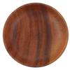 1Pc Acacia Wood Plate Salad Bowl Food Serving Fruit Dinner Snack Restaurant Home Bowls Plates Kitchen Dining Bar