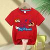 2026 Style Summer Crayon New Cartoon Characters Harajuku Fashion Cotton Casual Boys and Girls TShirt Top