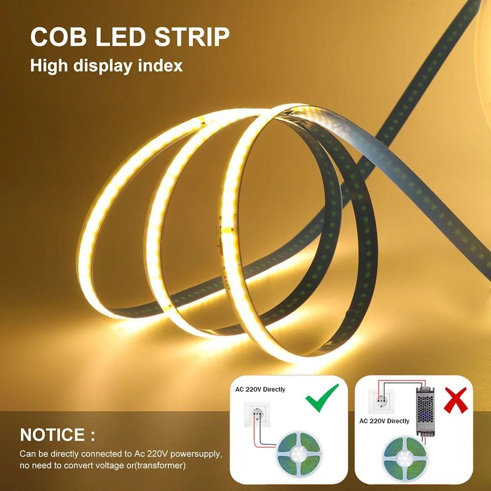1 рулон DC12/24V 320LED гибкая лампа сверхяркое линейное освещение прочная светодиодная лента COB