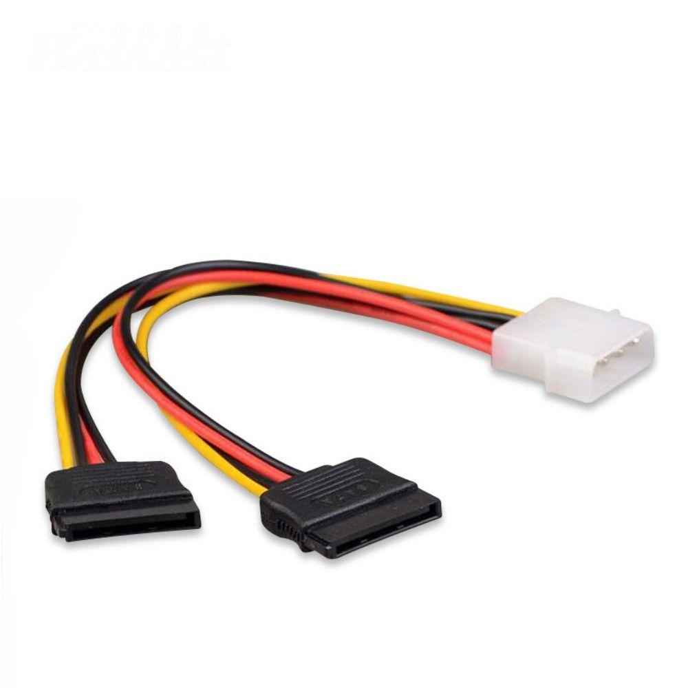 Разветвитель питания Y-кабель Удлинитель питания Molex to SATA Female Cable Adapter