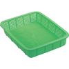 Sekisui PP Square Basket, Shallow, Small, Blue, K543