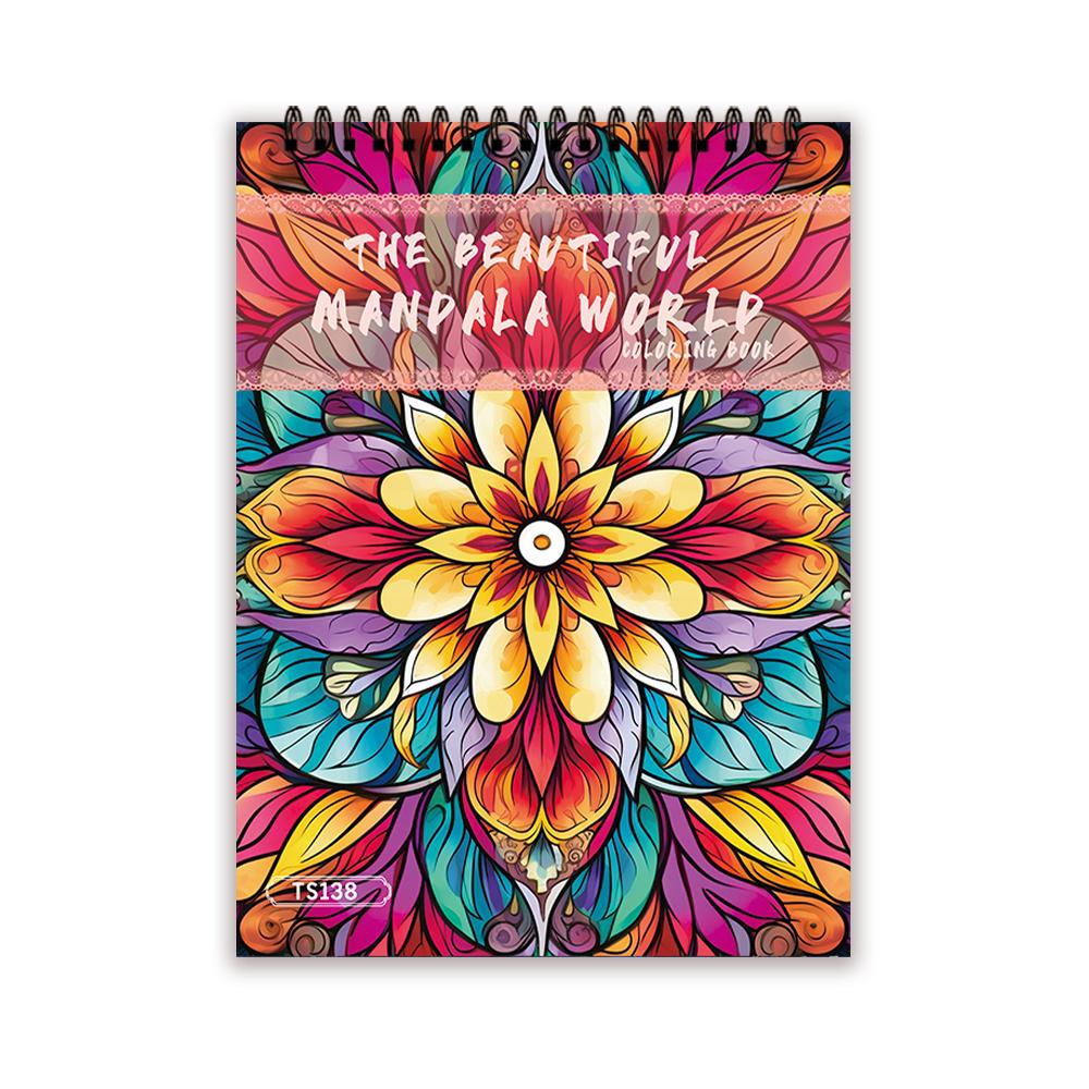 1 шт., Книжка-раскраска для взрослых - 30 различных узоров, 100 г/м², 11,2x8,3 дюйма Снятие стресса, Пасха, День рождения, Подарок на День святого Валентина