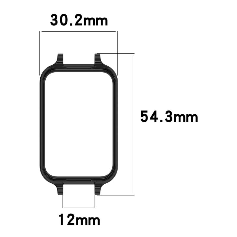 Smartwatch Protector Cover 12mm Belt Connector for Band 10 Frame Bumper Cover Shell Scratch Resistant Housing