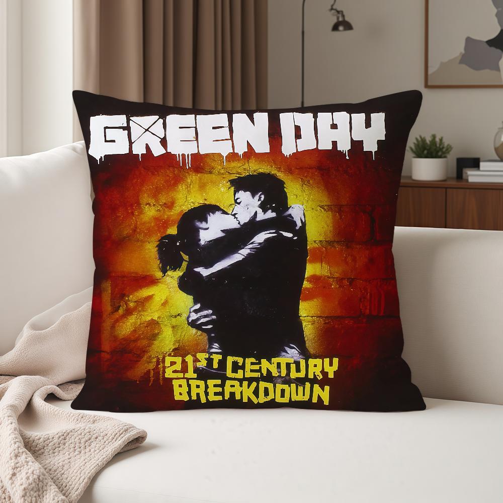 Band GGreen DDay Saviors Hot Album Pillow Case Suitable For Bedrooms Living Rooms Cars Home Decoration