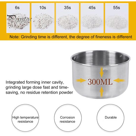 Электрическая кофемолка для специй, перца, мини-зерна, ультратонкая пищевая мельница, простая в управлении одной рукой, мельница для кофейных зерен, риса, специй, трав