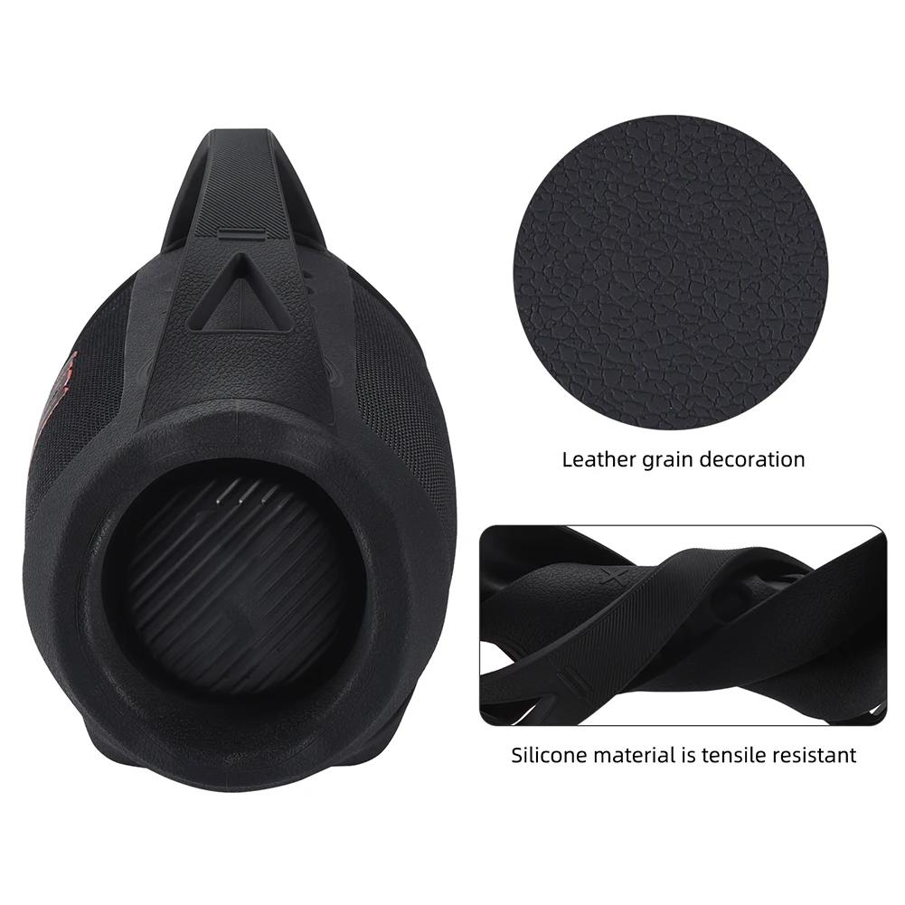 Силиконовый чехол для портативной Bluetooth-колонки JBL Xtreme 4, противоударный защитный чехол с ручкой, портативный дорожный чехол.