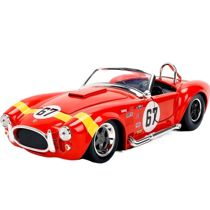 1/24 Shelby Cobra 1965 Shelby Cobra №. 67 Кабриолет Сплав Модель Автомобиля