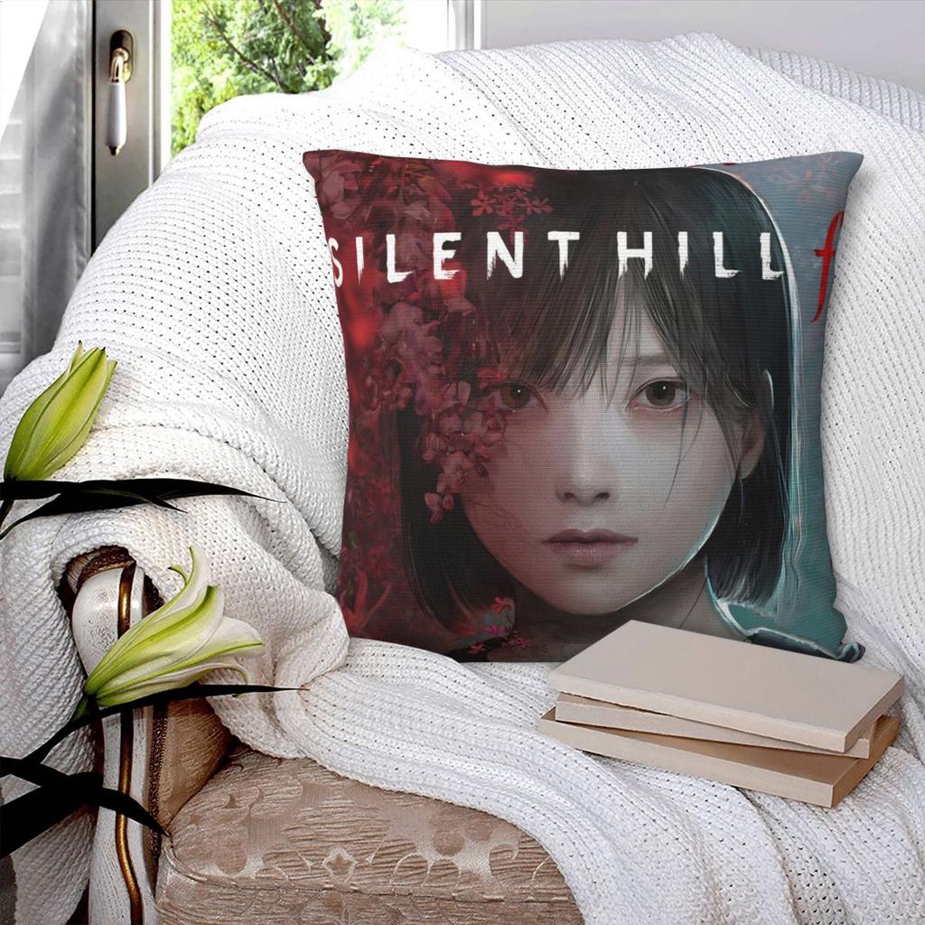 Наволочка Silent Hill F Игра Хинако Напечатанная Наволочка для Подушки Кавайная Наволочка для Дивана Спальни Домашний Декор Наволочки