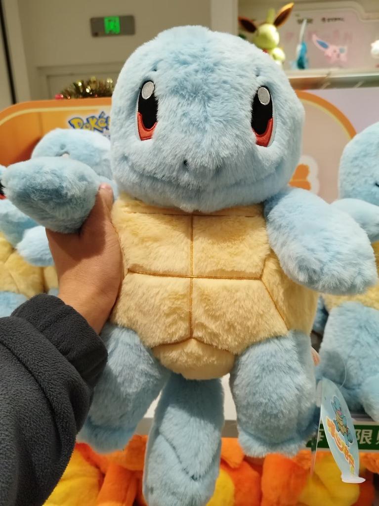 New Genuine Pkm Plush Toy Stuffed Animal Warm Companion Series Charmander Squirtle Raichu Growlithe Soft Pillow Anime Gift