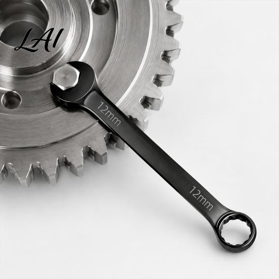 Heavy Duty Steel Spanner Double End Combination Wrench Heavy-Duty Metric Automotive Repair Hand Tool High-Strength for Construction Mechanical