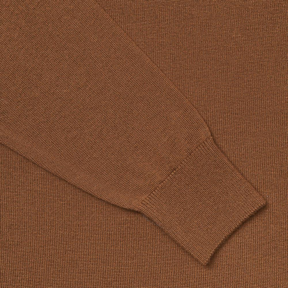 VERNO 24Ss Cashtouch Saddle Sleeve Polo Knit R.Almond