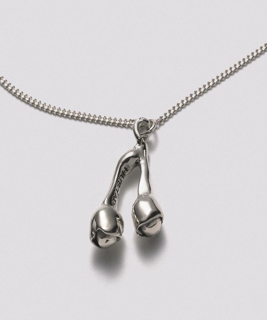 Hustad 237 Flower Ball Necklace _ 925 Silver Flower Ball Necklace
