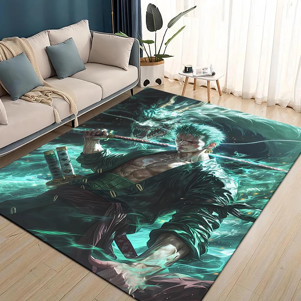 Cartoon 3D One Piece-e Japan Anime Carpet Rug for Living Room Bedroom Home Sofa Decoration,Kids Play Non-slip Floor Mat