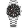 Мужские кварцевые часы Wenger Attitude Chrono Черные 01.1543.120