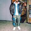 A BATHING APE X UNDEFEATED Camo Multi Pouch Pocket Pants UI2BGWP01M