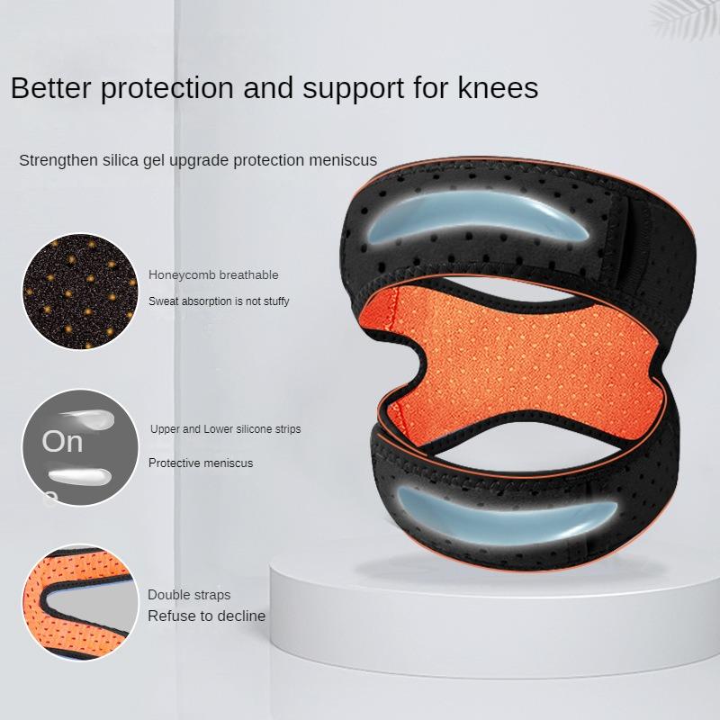Ремень надколенника мужской баскетбольный спортивный коленный сустав мениск защитный рукав для бега профессиональный женский