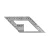 Niigata Seiki SK Stainless Steel Ruler with Scale ASQ-177SSW