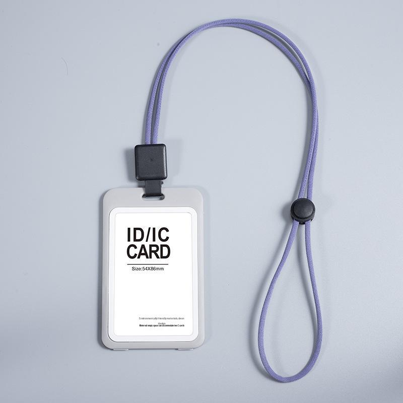 Прозрачный двусторонний выдвижной держатель для бейджа 'Осенний дождь'