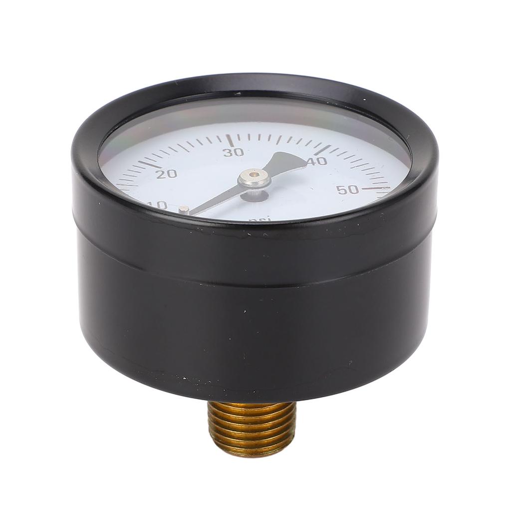 Манометр 0?60 PSI 14 дюймов NPT 2-дюймовый циферблат Четкий дисплей Нержавеющая сталь Чугун Осевой манометр для