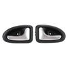 1 Pair Interior Door Handle 7700432708 Left Right Chrome Plated Inside Car Door Handle for CLIO II 1998‑2007