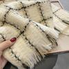 New Scarf Women's Winter Versatile Imitation Cashmere Plaid Scarf Thickened Warm Shawl Scarf