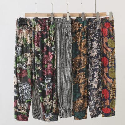 Женские летние капри повседневные больших размеров брюки длиной три четверти