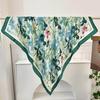 Silk Scarf Neck 70 Square Scarf New Printing Small Fresh Versatile Streamer Neck Protector Scarf Shawl