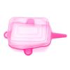 Cookware Keeping Fresh Lids Seal Food Fresh Round Square Stretch Suction Silicone Lid Bowl Cover