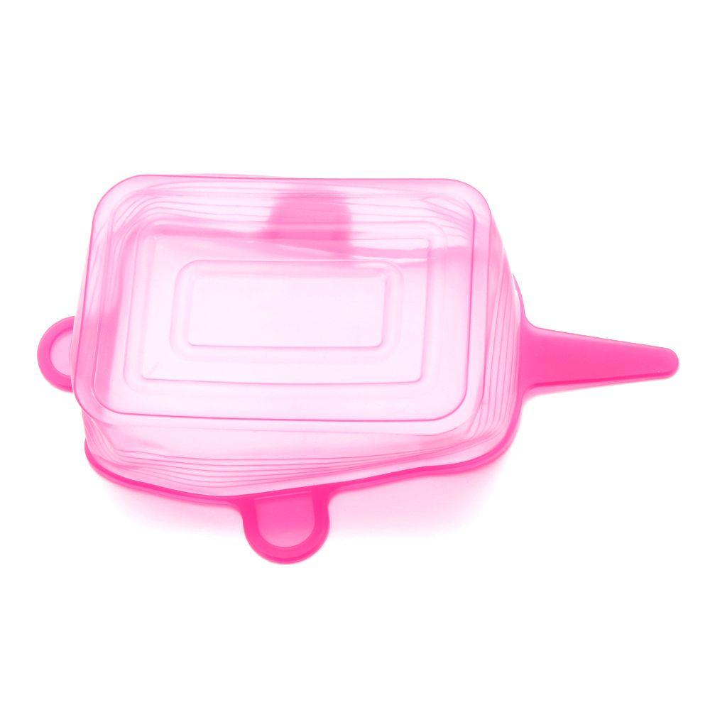 Cookware Keeping Fresh Lids Seal Food Fresh Round Square Stretch Suction Silicone Lid Bowl Cover