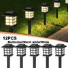 1/2/4/6/8pcs Led Lawn Lamp Solar Pathway Lights Landscape Waterproof Outdoor Yard Buried Decoration Night Lights Garden Floor Lamp